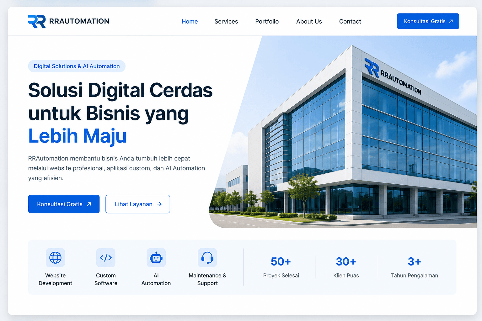 Company Profile Website